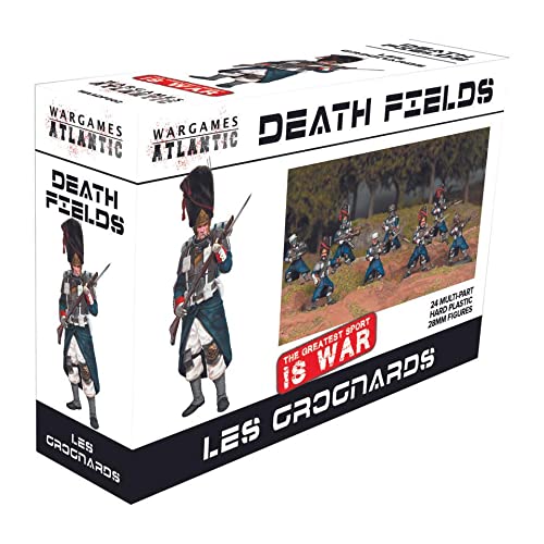 Death Fields - Les Grognards Infantry (24 Figures) Multi-Part Hard Plastic (HIGH Impact POLYSTYRENE) 28MM Figures…