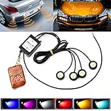 Alonea 4x3W Strobe Flash Eagle Eye LED Car Light