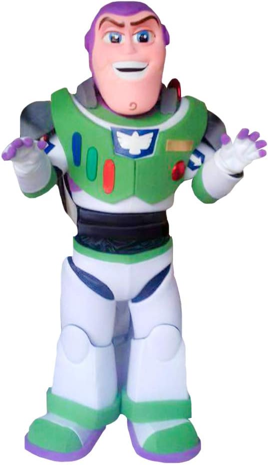 Buzz Lightyear of Toy Story Character Mascot Costume Cosplay White