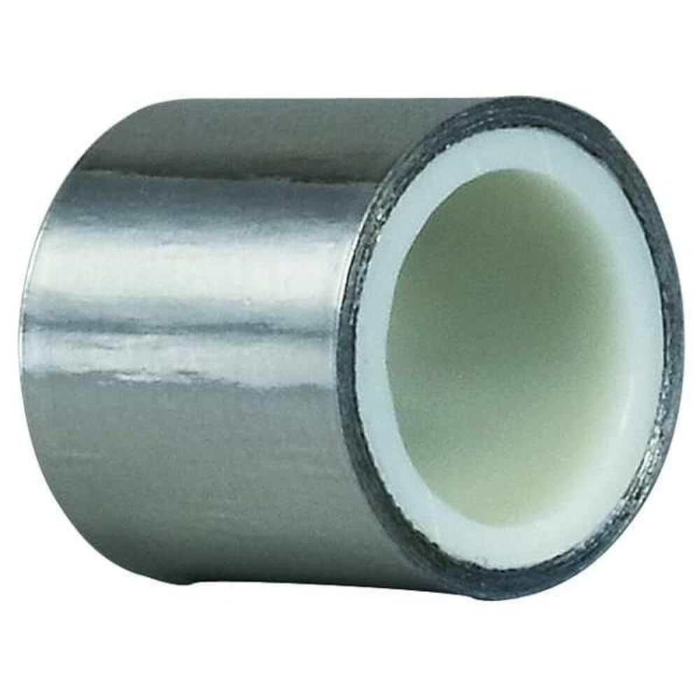 TapeCase 1-5-425 425 1in X 5yd Shiny Silver Aluminium Foil Tape