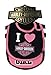 Harley-Davidson Baby Girls' Bibs, Bar & Shield 2 Pack Set, Black/Pink 7009505