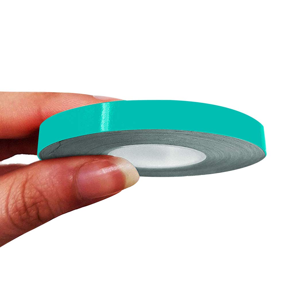 4R Quattroerre.it 10485 Trim Stripes Adhesive Strips for Cars, Petronas Green, 7 mm x 10 mt