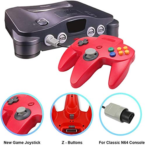 image for Mekela Wired Controller for Nintendo 64 N64 Console, Upgraded Joystick