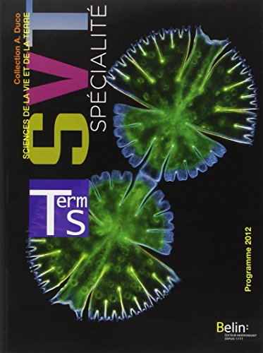 SVT, sciences de la vie et de la terre, Term S