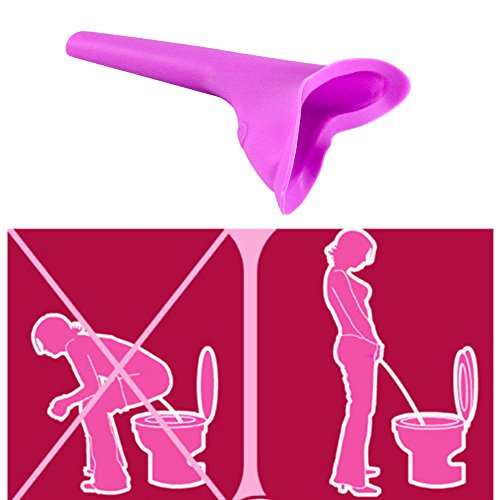 Yukey New Design Women Urinal Outdoor Travel Camping Portable Female Urinal Soft Silicone Urination Device Stand Up & Pee - Thumbnail 4