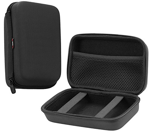 Navitech Charcoal Grey Heavy Duty Rugged Travel/Carry Case Compatible with The APEMAN Mini Pocket LED DLP Projector