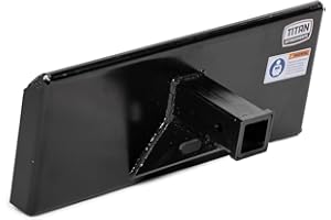 Titan Attachments Mini Skid Steer Receiver Hitch Mount Plate, 1/4" Thick Toro Dingo Quick Tach Mount Plate, 2" Receiver Hitch, Weld-On or Bolt Surface