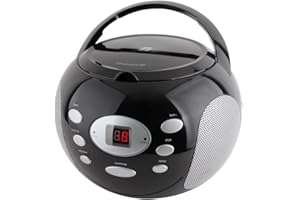 HANNLOMAX HX-306CD Portable CD Player, AM/FM Radio, Aux-in Jack, AC/DC Operation.
