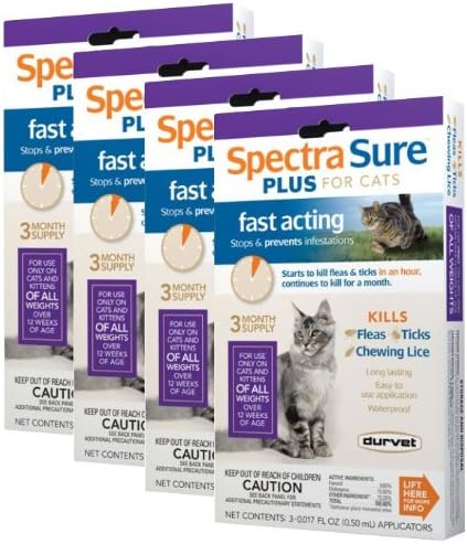 12 MONTH Spectra Sure Plus for Cats of All Weights