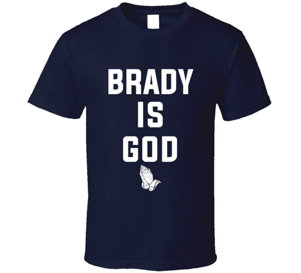 Tom Brady Is God New England Qb Football T Shirt 9212 Kitilan