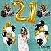 Gold 20th Birthday Decorations – Large, Pack of 29 | 20th Birthday Balloons | 20 Birthday Decorations | 20 Gold Balloons | 20th Birthday gold | 20 Birthday Party Supplies Kit for 20 Year Old