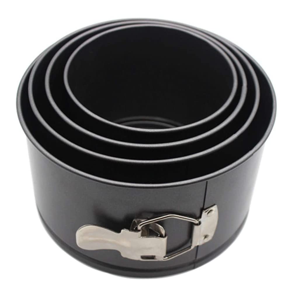 Photo 1 of (missing one) Falytemow Nonstick Springform Pan with Removable Bottom Small Tall Round Cheesecake Pan Set Size 4.7inch 5.5inch 6.3inch 7inch