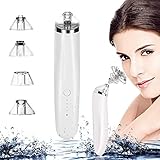 Blackhead Remover Vacuum Suction Pore Cleanser, USB Rechargeable Electric Beauty Device Acne Treatment Comedo Removal Tool Pimple Extractor Microdermabrasion Exfoliating