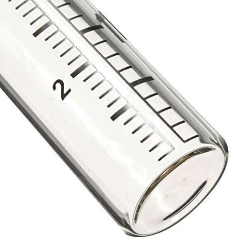 Taloyer Glass Rain Gauge 5''Capacity Replacement Tube for Outdoor Home Garden Yard - Thumbnail 3