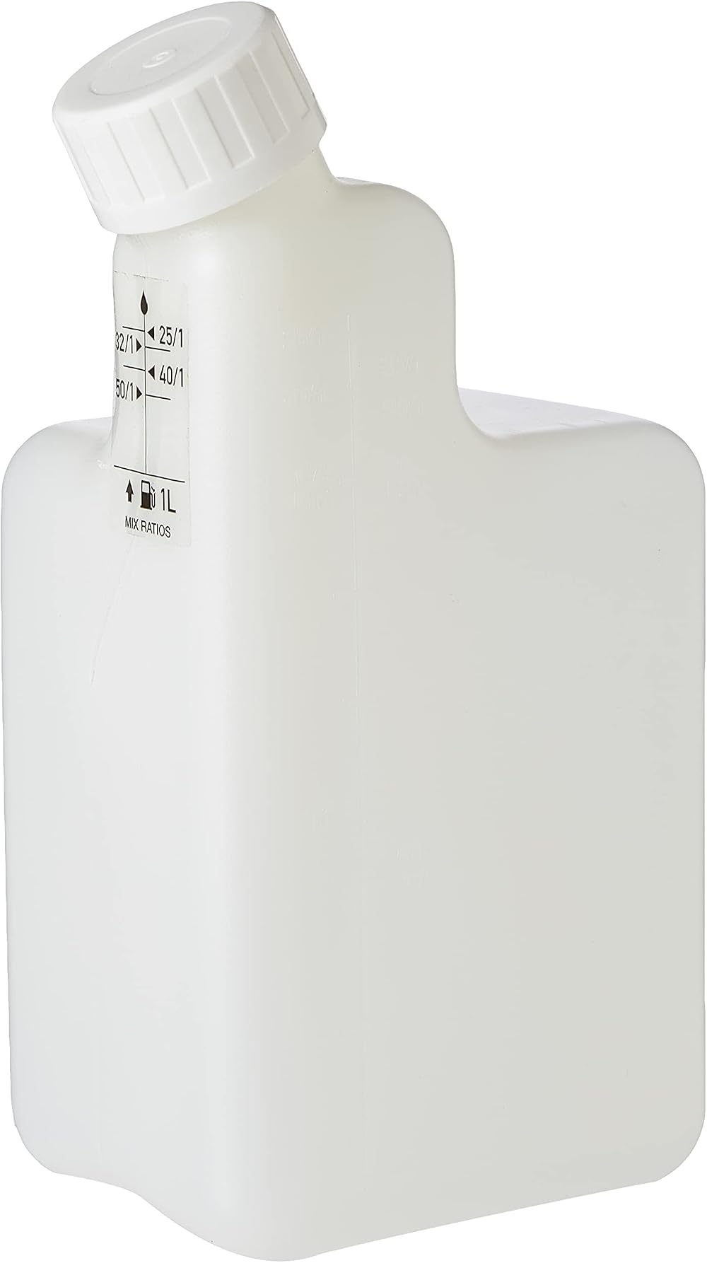 ALM MX002 1 Litre 2 Stroke Fuel Mixing Bottle - White