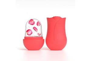 FantasyDay Face Ice Roller, Creative Rose Top Ice Roller for Face and Eye, Silicone Ice Mold