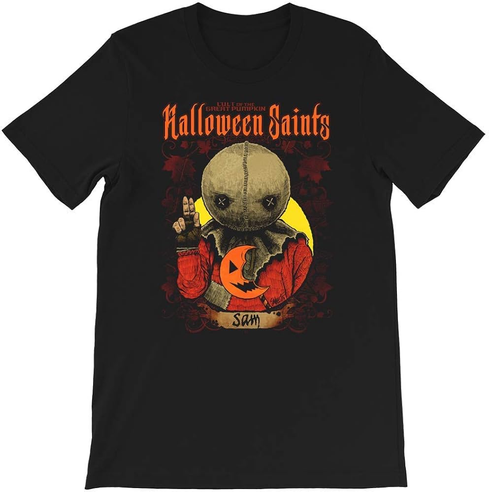 Amazon.com: Halloween Saints Sam Samhain Trick R Treat Dark Art T Shirt Gift Tee Graphic for 