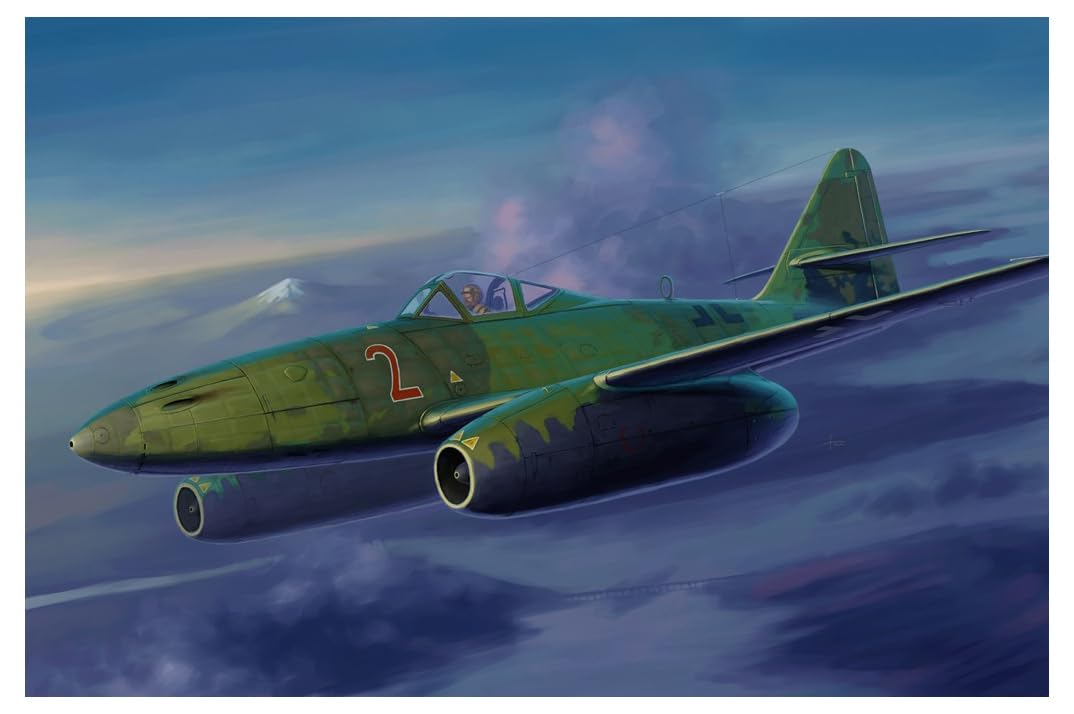Hobbyboss 1:48 Scale Me 262 A-1 Assembly Kit, 22 x 26.4 x 7.3 centimetres