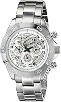 Stuhrling Original Men's 487.01 Symphony Elite Automatic Skeleton Multifunction Stainless Steel Watch