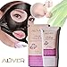 Aliver Natural Activated Charcoal Purifying Blackhead Acne Remover Peel-Off Facial Cleaning Black Face Mask 50ml