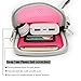 iPhone 13 Pro Max Armband, Universal Phone Pouch Galaxy Note 20 9 Running Armband Outdoor Sports Key Card Slot Arm Band Gym Wrist Bag Touchscreen Sleeve for iPhone 12 Pro Max 8 Plus Smartphone Pink