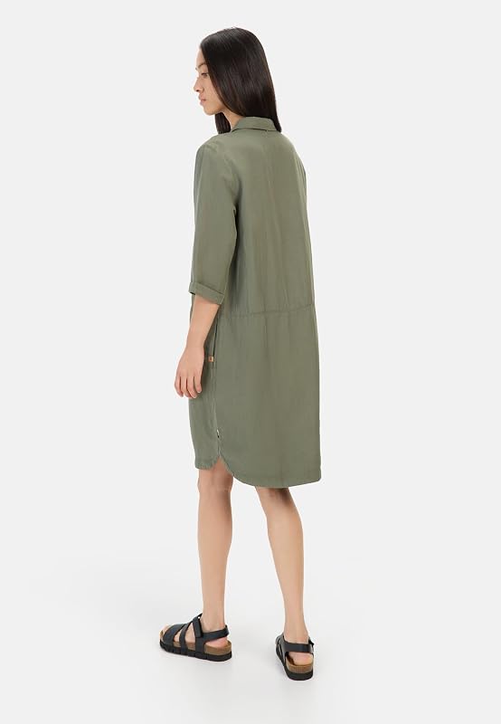 Damen Schlupfkleid mit Hemdkragen Grün, Womenswear-M