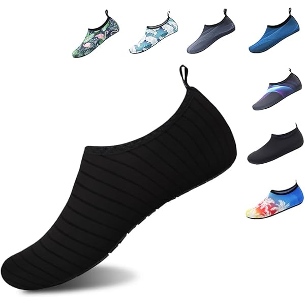 WateLves Water Shoes For Men, Women & Kids - Barefoot Quick-Dry Aqua Socks For Beach, Swim, Surf & Yoga