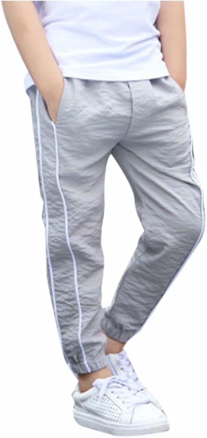 Amazon Amiggoo 子供服 男の子 夏 薄手 ジュニア ボトムス キッズパンツ 通気性よい ボーイズ 長パンツ ポケット付き ゆったり スポーツウェア 旅行 ショートパンツ ハーフパンツ 通販