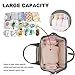 Diaper Bag Backpack, Multi-Function Waterproof Baby Nappy Changing Bag with Insulated Bottle Pocket, Durable Stylish & Large Capacity (Dark Blue)