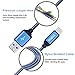 TITACUTE USB Type C Cable 1FT, Short USB 3.0 to USB C Cable 2 Pack Nylon Braided Fast Charger Cable Data Sync Quick Charging Cable Compatible with Samsung A51 A71 LG K51 Stylo 6 Moto G Stylus White