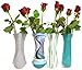- Foldable Flower vase/Includes 4 Different Designs/Price Reduced for Limited time/Modern and Durable Plastic vase/Ideal for Bridal and Baby Shower décor