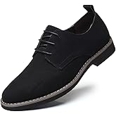 Mens Suede Shoes Dress Shoes Classic Oxfords Business Casual Lace Up Derbys Shoes