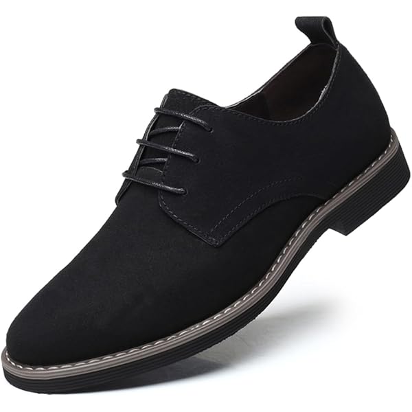 Amazon.com | rismart Men's Suede Oxford Dress Shoes Business