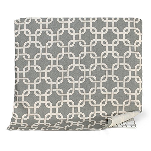 Kuzy Full Cover for Apple iMac 27″ (A1862 & A1419 & A1312) & 27-inch Thunderbolt Display (A1316 & A1407) Dust Cover, Display Protector – Chain Gray