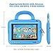 MoKo 7-8 Inch Kid Sleeve Neoprene Case Bag Fits Fire HD 8 Kids Edition 2018, Fire 7 Kids Edition 2019, Fire HD 8 2018, Fire 7 2019, Fire 7 Kids Pro 2021, Fire HD 8 Kids Pro 2021 - Space