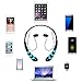 Bluetooth Headphones, Earfly Wireless Bluetooth headphones, Stereo Magnetic in Ear Sports Earbuds with Mic, Compatible with iPhone 7, Samsung Galaxy S7, and other Android Phones.(Blue)