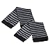 Lookatool Winter Wrist Arm Hand Warmer Knitted Long Fingerless Gloves Mitten (Black)