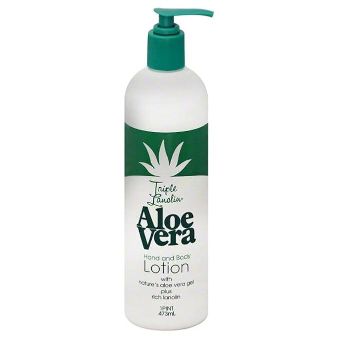 Triple Lanolin Aloe Vera Hand And Body Lotion 16 Oz. Beauty