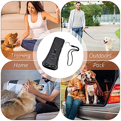 Handheld Dog Repeller Trainer Dual-Channel Dog Repeller Ultrasonic