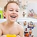Learn & Climb Interactive Bath Toys for Boys - Play and Build Your Own Pirate Ship. for Boys Ages 3-4-5, Toddlers and Kid - Plus Bath Toy Organizer and Bath Chore System