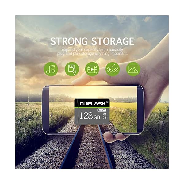128GB Micro SD-Karte mit Adapter (Klasse 10 High Speed) Video Micro SD-Speicherkarte/SD-Speicherkarten für Kamera… – Bild 6