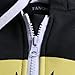 URAQT Unisex Batman Superman Print Hooded Zip Front All In One Piece Onesie Jumpsuit Black, L