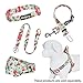 Blueberry Pet Floral Rose Turquoise Dog Collar - Cute Girl Collars for Large Girl Dog Collars, Adjustable & Durable Collar for Dogs, Neck 18-26