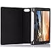 MoKo Lenovo Yoga 10 / Yoga 10 HD+ Folio Case - Premium Leather Cover Case for Lenovo Yoga Tablet 10.1 - Inch / HD+ Android 4.3 Jelly Bean Tablet, BLACK (With Smart Cover Auto Wake / Sleep)