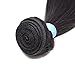 Brazilian Virgin Straight Human Hair 3 Bundles With Lace Closure BLY Unprocessed Hair Extensions Weave With 4x4 Lace Frontal Closure Silky Straight Natural Black Color(20