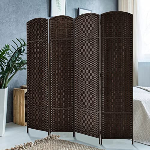 6 Ft.Tall Room Divider, Room Dividers And Folding Privacy Screens, 15.7