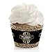 Big Dot of Happiness Roaring 20's - 1920s Art Deco Jazz Party Decorations - Party Cupcake Wrappers - Set of 12
