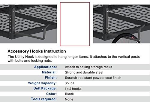 Amazon Com Fleximounts Add On Storage Hook Accessory For Ceiling