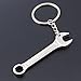 18 Pieces Pretend Play Mini Hardware Tool Metal Keychain Toy Gift Assorted Designs DIY Creative Tool Car Keyring
