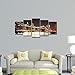 Wieco Art 5 Piece Giclee Canvas Prints Wall Art The Brooklyn Bridge Landscape Pictures Photo Paintings for Living Room Bedroom Home Decorations Modern Stretched and Framed City Skyline Art Work
